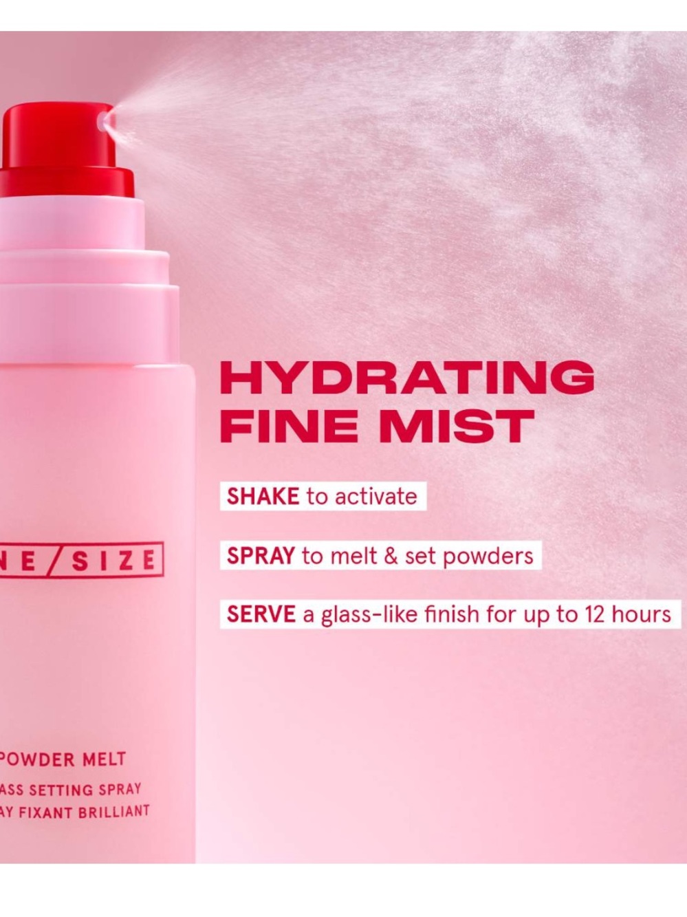 NIB One Size Powder Melt Setting Spray - Picture 2 of 2